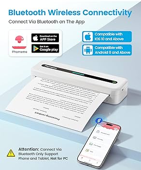 Amazon.com: Phomemo Inkless Portable Printer for Travel